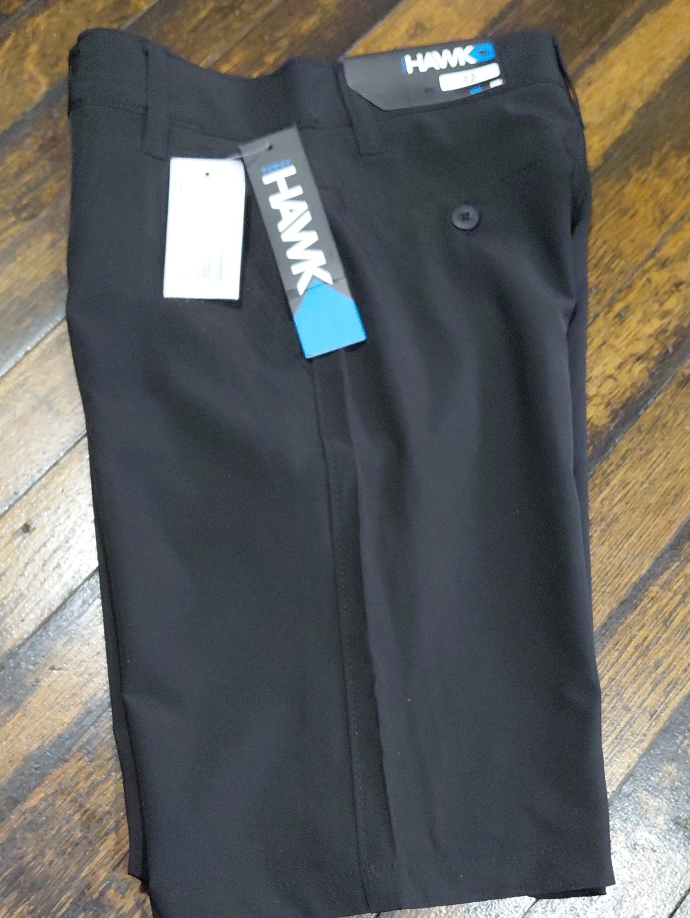 Tony Hawk Black Pants with Blue Tag Accent